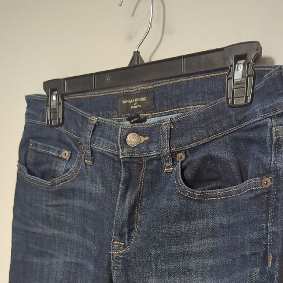 Banana Republic Blue Skinny Jeans Classic Fit - Picture 2 of 6